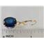 14k Gold Leverback Earrings, Created Blue Sapphire, E207