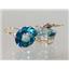 14k Gold Leverback Earrings, Neptunes Garden Topaz, E207