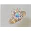 10K, 14K or 18K Gold Ladies Ring, Mercury Mist Topaz, R235