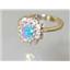 10K, 14K or 18K Gold Ladies Ring, Mercury Mist Topaz, R235