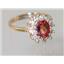 10K, 14K or 18K Gold Ladies Ring, Twilight Fire Topaz, R235
