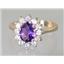 10K, 14K or 18K Gold Ladies Ring, Amethyst, R235