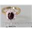 10K, 14K or 18K Gold Ladies Ring, Mozambique Garnet, R235