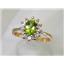 10K, 14K or 18K Gold Ladies Ring, Peridot, R235