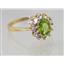 10K, 14K or 18K Gold Ladies Ring, Peridot, R235