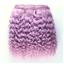 Light Purple bebe curl - tight curl -  mohair weft coarse 6-8" x100" 25909 HP
