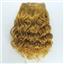 Ginger gold #17 curly mohair weft coarse 6- 8" x 50" 25827 QP