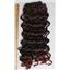 weft Brown 3 and auburn tips curly 11"synthetic 100g 3.4 oz 23400 FP