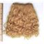 light Carrot 144 curly mohair weft coarse  6-8" x200"  26  FP