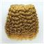 Ginger gold #17 bebe curl tight curl  mohair weft coarse 6- 8" x 50" 25833 QP