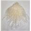 3" sq natural white no seam  tibetan lambskin  wig 11426