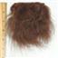 3" sq auburn brown tibetan lambskin doll hair 2-3"straighter  26874