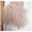 3" sq light pink Tibetan lambskin corner seam wig 26875