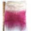 mohair weft long platinum white and pink tips  6-8" 1 yd  26876