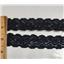 non slip silicone grip elastic stretch lace Black spool about 100 yds x 1" 26893