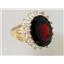 10K, 14K or 18K Gold Ladies Ring, Mozambique Garnet, R270