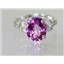 Pure Pink Topaz, 925 Sterling Silver Ring, SR154