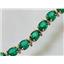 B002, Russian Nanocrystal Emerald, Gold Bracelet