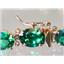 B002, Russian Nanocrystal Emerald, Gold Bracelet