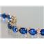 B002, Created Blue Sapphire Gold Bracelet