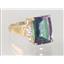 10K, 14K or 18K Gold Ladies Ring, Mystic Fire Topaz, R201