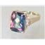 10K, 14K or 18K Gold Ladies Ring, Mystic Fire Topaz, R201
