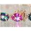 B003, Pink, Twilight & Mystic Topaz Gold Bracelet