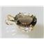 P084, Smoky Quartz 14k Gold Pendant