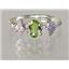 SR192, Peridot, 925 Sterling Silver Ring