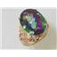 10K, 14K or 18K Gold Ladies Ring, Mystic Fire Topaz, R291