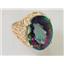 10K, 14K or 18K Gold Ladies Ring, Mystic Fire Topaz, R291