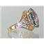 10K, 14K or 18K Gold Ladies Ring, Mystic Fire Topaz, R291