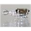 925 Sterling Silver Pendant, Smoky Quartz, SP043