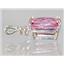 925 Sterling Silver Pendant, Pure Pink Topaz, SP042