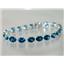 SB002, London Blue Topaz, 925 Sterling Silver Bracelet