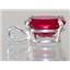 925 Sterling Silver Pendant, Created Ruby, SP004
