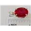 925 Sterling Silver Pendant, Created Ruby, SP004