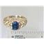 10K, 14K or 18K Gold Ladies Ring, Black Lab Opal, R113