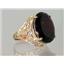 10K, 14K or 18K Gold Ladies Ring, Mozambique Garnet, R291