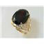 10K, 14K or 18K Gold Ladies Ring, Mozambique Garnet, R291