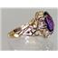 10K, 14K or 18K Gold Ladies Ring, Amethyst, R114