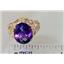 10K, 14K or 18K Gold Ladies Ring, Amethyst, R114