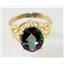 10K, 14K or 18K Gold Ladies Ring, Mystic Fire Topaz, R114