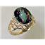 10K, 14K or 18K Gold Ladies Ring, Mystic Fire Topaz, R114