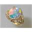 10K, 14K or 18K Gold Ladies Ring, Mercury Mist Topaz, R114