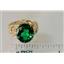10K, 14K or 18K Gold Ladies Ring, Russian Nanocrystal Emerald, R114