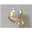 10K, 14K or 18K Gold Ladies Ring, Mercury Mist Topaz, R049