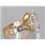 10K, 14K or 18K Gold Ladies Ring, Mercury Mist Topaz, R049