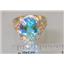 10K, 14K or 18K Gold Ladies Ring, Mercury Mist Topaz, R049