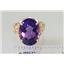 10K, 14K or 18K Gold Ladies Ring, Amethyst, R049